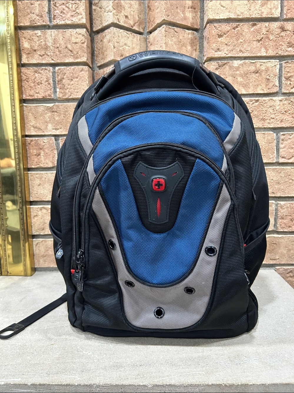 Wenger Swiss Gear Ibex 17-Inch Laptop Backpack Bag Black/Gray/Blue